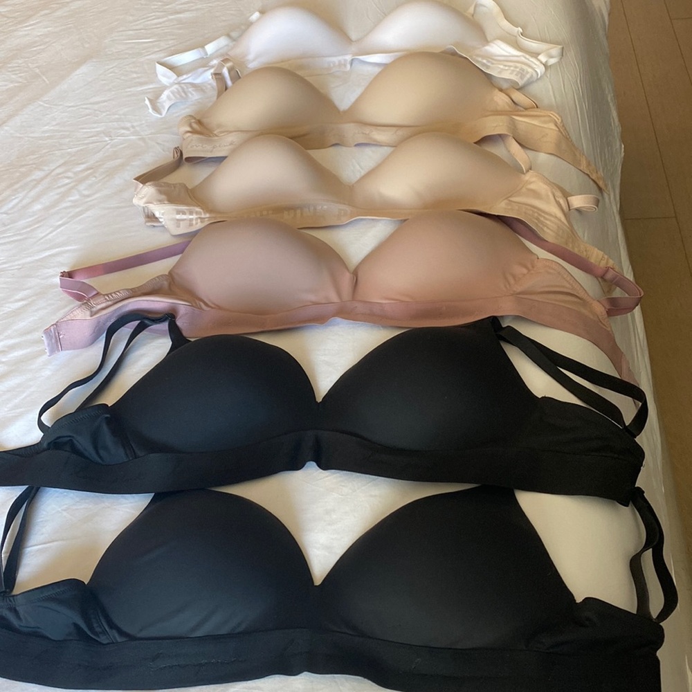 6 PINK bra wireless lot. All in $20